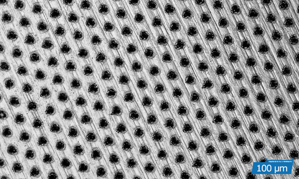 激光精密鉆孔 ? 速度極快，磨損最小(圖8)